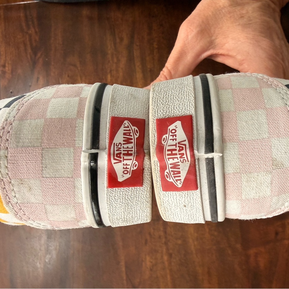 Vans Multi-Color Checkerboard Slip-On Sneakers - Picture 6 of 10